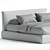 Modern Storage Bed: SOHO Berto 3D model small image 3