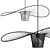 Modern HAT WEB Pendant Lamp 3D model small image 3