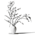 Eucalyptus Branches in White Vase 3D model small image 2