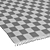 Modern Geometric Matteo Brushed Rug 3D model small image 3