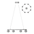 Modern Metal and Wood Pendant Light 3D model small image 4