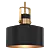 Courtney Soft Gold Black Pendant 3D model small image 1