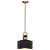 Courtney Soft Gold Black Pendant 3D model small image 2