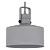 Courtney Soft Gold Black Pendant 3D model small image 3