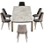 Sleek Mirage Dining Set, Cantori 3D model small image 11