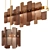 Elegant Oscar Lighting Collection 3D model small image 1