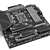 MSI MAG B760M MORTAR Motherboard 3D model small image 7