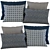 Luxury Pillow Decor Set 3D model small image 1