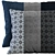 Luxury Pillow Decor Set 3D model small image 3
