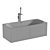 Abber AB9281 Acrylic Bathtub 3D model small image 3