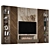 Wall Mounted TV Bracket 37 3D model small image 3