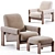 Modern Nils Chair Set 3D model small image 1