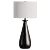 Modern Black Table Lamp Set 3D model small image 3