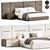Luxury Harry Bed 2015 3D model small image 1