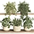 Modern Plant Shelf Display 3D model small image 1