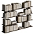 Sleek Minimalist Book Set 3D model small image 1