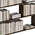 Sleek Minimalist Book Set 3D model small image 3