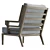 Rolandat Upholstered Accent Chair 3D model small image 3