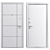 Bond Metal Entry Door (QDoors) 3D model small image 4