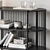 Haris Black Bookshelf with Decor 3D model small image 4