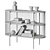 Haris Black Bookshelf with Decor 3D model small image 5