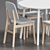 Scandinavian Dining Set by Divan 3D model small image 4