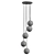 Globular 5-Light Pendant Fixture 3D model small image 3