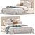 Luxury Natural Bedding Set 3D model small image 2