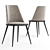 Elegant Aurora Imbottita Dining Chair 3D model small image 18