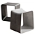 Ecal Stone Side Table 3D 3D model small image 2