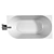 Abber AB9258-1.5 R 172x79 Acrylic Bathtub 3D model small image 2