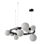 Elegant Ring Chandelier Lampatron IDAR 3D model small image 1