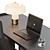 Sleek Minimalist Office Furnishings 3D model small image 4