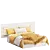 Sleek NORDLI Bed with Storage 3D model small image 5