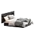 Sleek NORDLI Bed with Storage 3D model small image 7