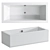Elegant CEZARES PLANE Bathtub 3D model small image 1
