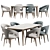 Modern Playground Dining Set 3D model small image 1