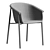 Nixson Scandinavian Dining Chair 3D model small image 14