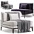 Modern Armchair ATLANTA 2015 Update 3D model small image 2