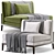 Modern Armchair ATLANTA 2015 Update 3D model small image 3