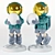 Fantasy Astronaut Floor Light 3D model small image 5