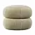 Luxury Velvet Ottoman Seat 3D model small image 3