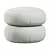 Luxury Velvet Ottoman Seat 3D model small image 4