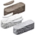 Hipoly Stone Slab Table Shelf 3D model small image 2