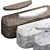 Hipoly Stone Slab Table Shelf 3D model small image 4