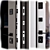 Reflect Berez Metal Entry Door 3D model small image 2