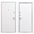 Reflect Berez Metal Entry Door 3D model small image 4