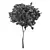 Sculptural Metal Tree Statue 3D model small image 3
