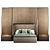 Modern Bed Gala Version Corona 3D model small image 3