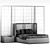 Modern Bed Gala Version Corona 3D model small image 6